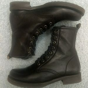 Frye combat boots